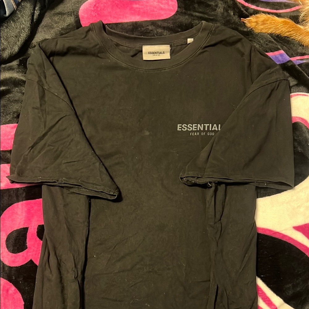 Essentials Black T-Shirt for Men